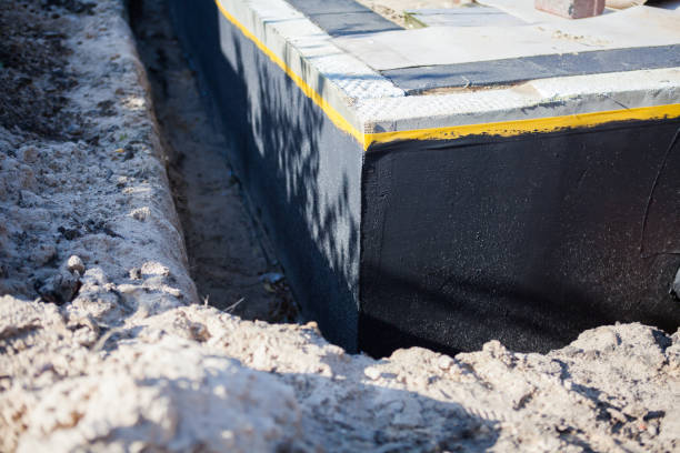Residential Exterior Waterproofing installation at a Coalmont, IN home by SJ Waterproofing Pros